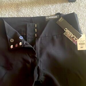 Bootcut, black, dress trousers, size 7